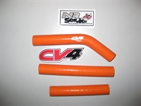 CV4 Orange kølerslanger til ktm 125-150